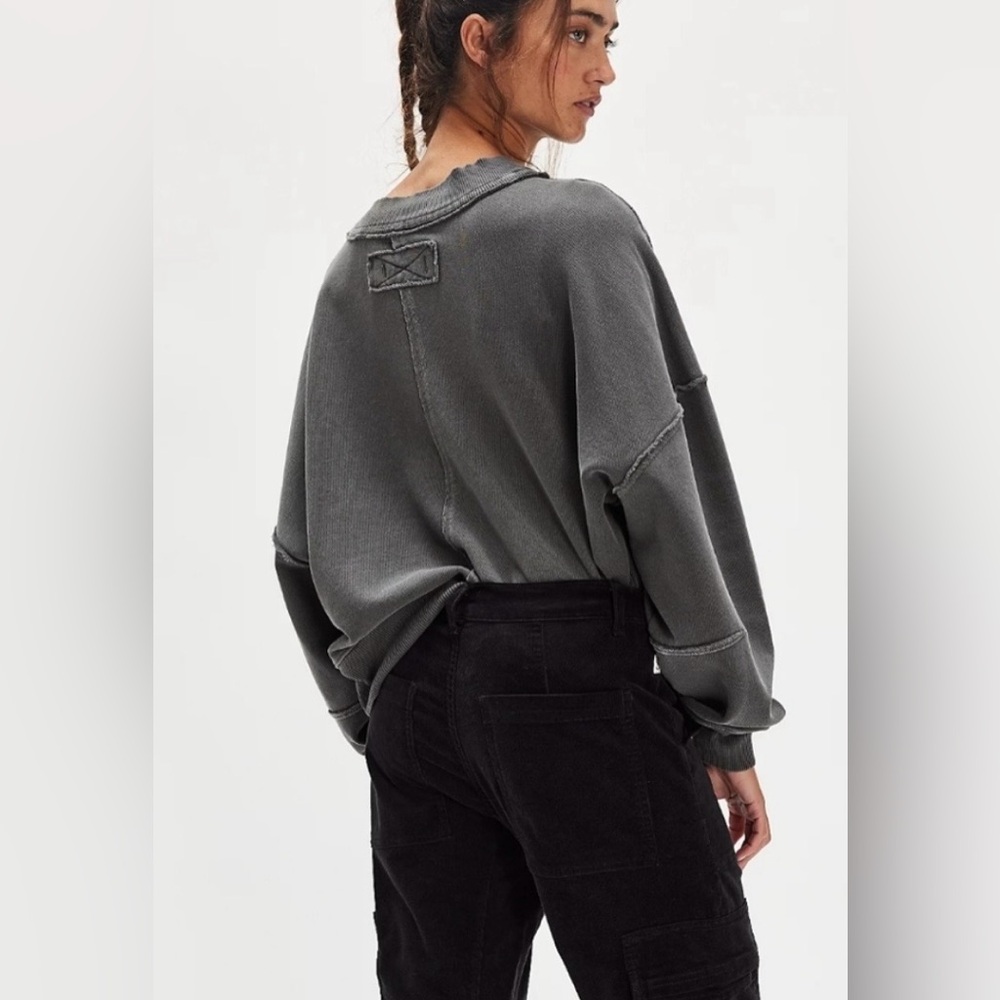 NWT FREE PEOPLE WE THE FREE HI-LO PULLOVER - Picture 2 of 2